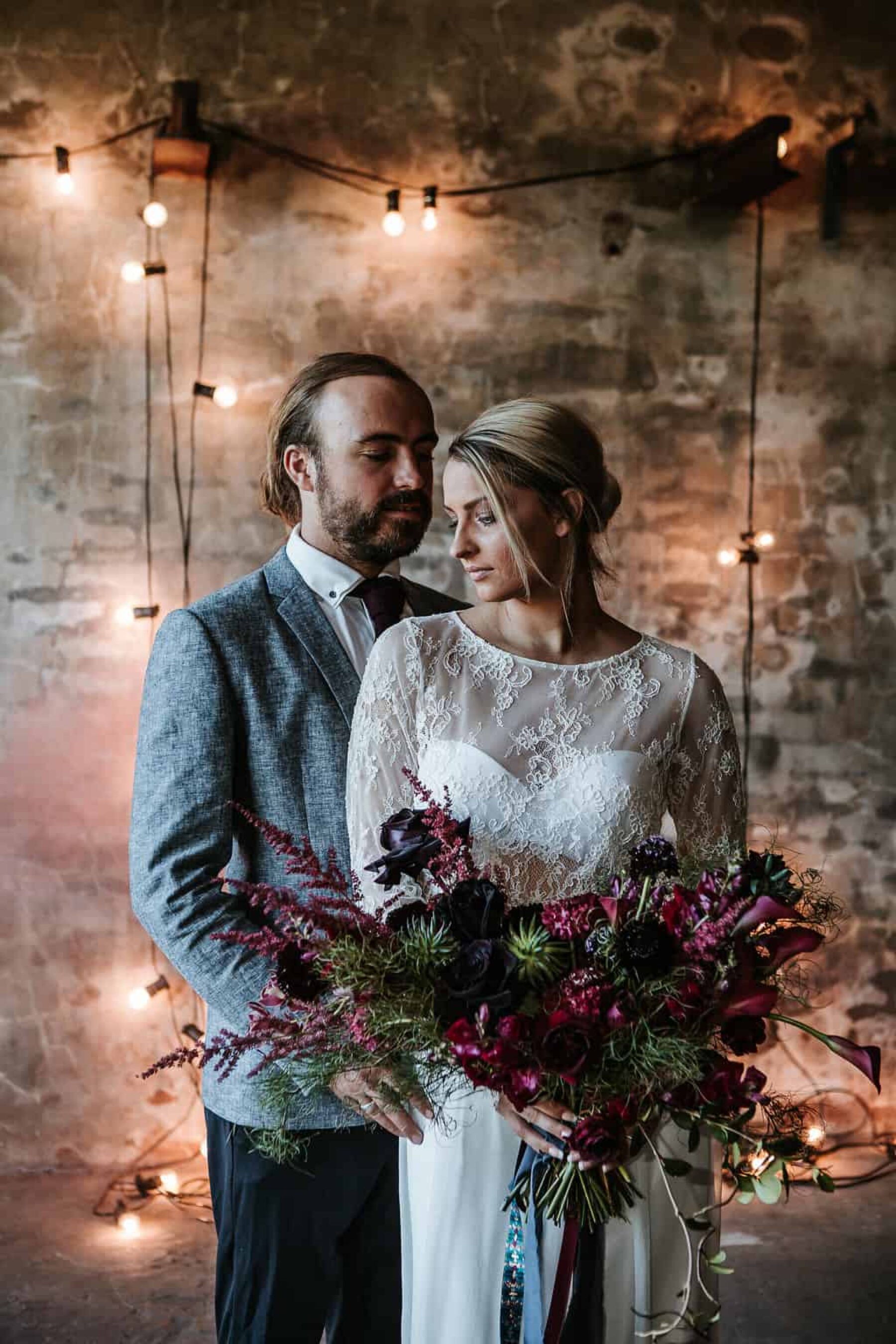 Moody industrial wedding at The Cooperative 1888