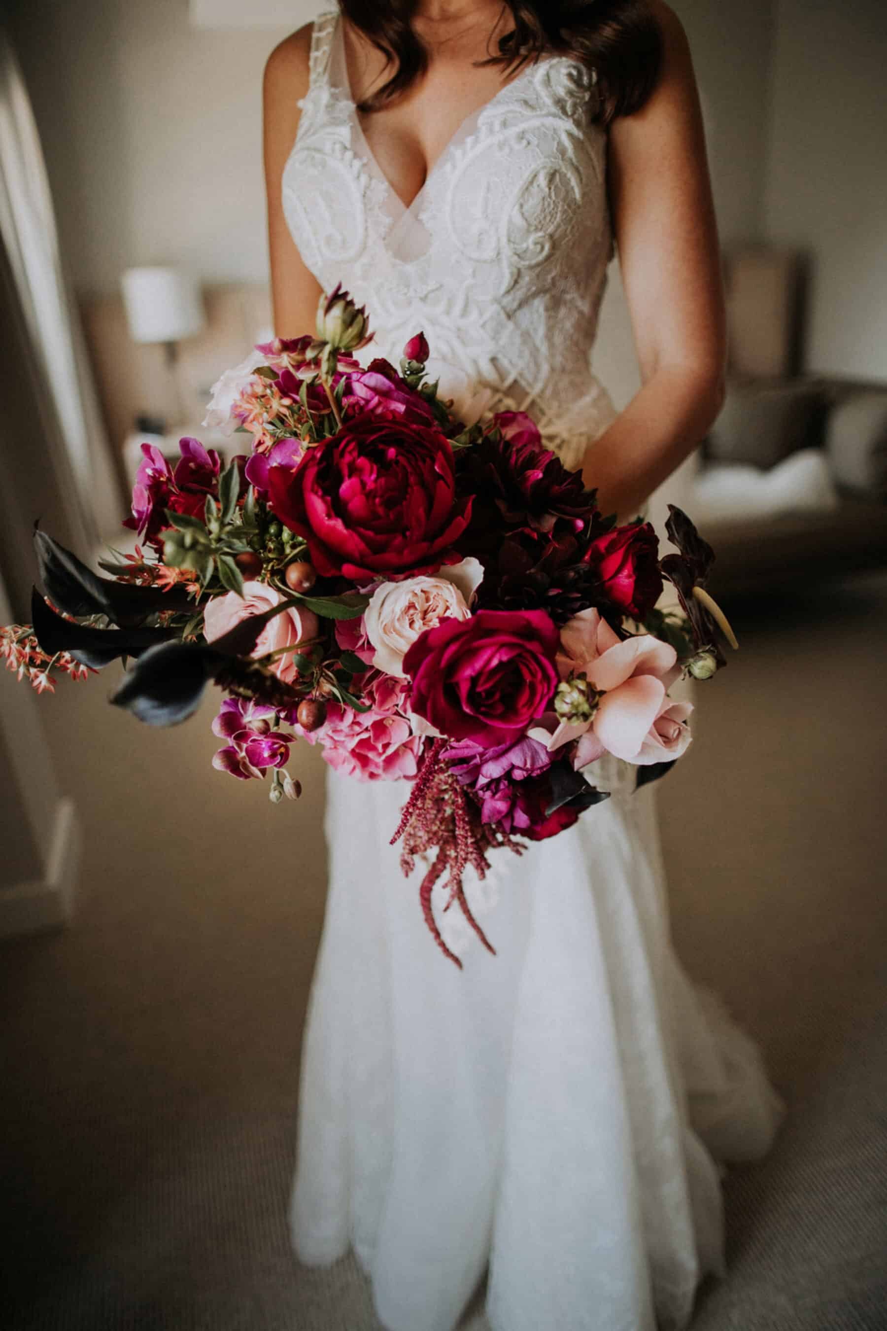 Best of 2017: bouquets | blush and burgundy
