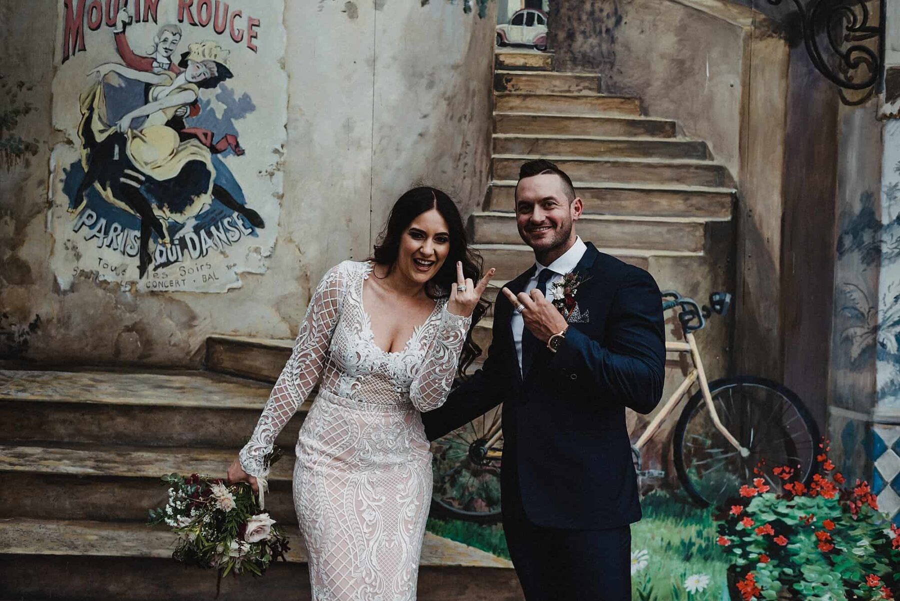 glam warehouse wedding at Fremantle's Stackwood - CJ Williams Photography