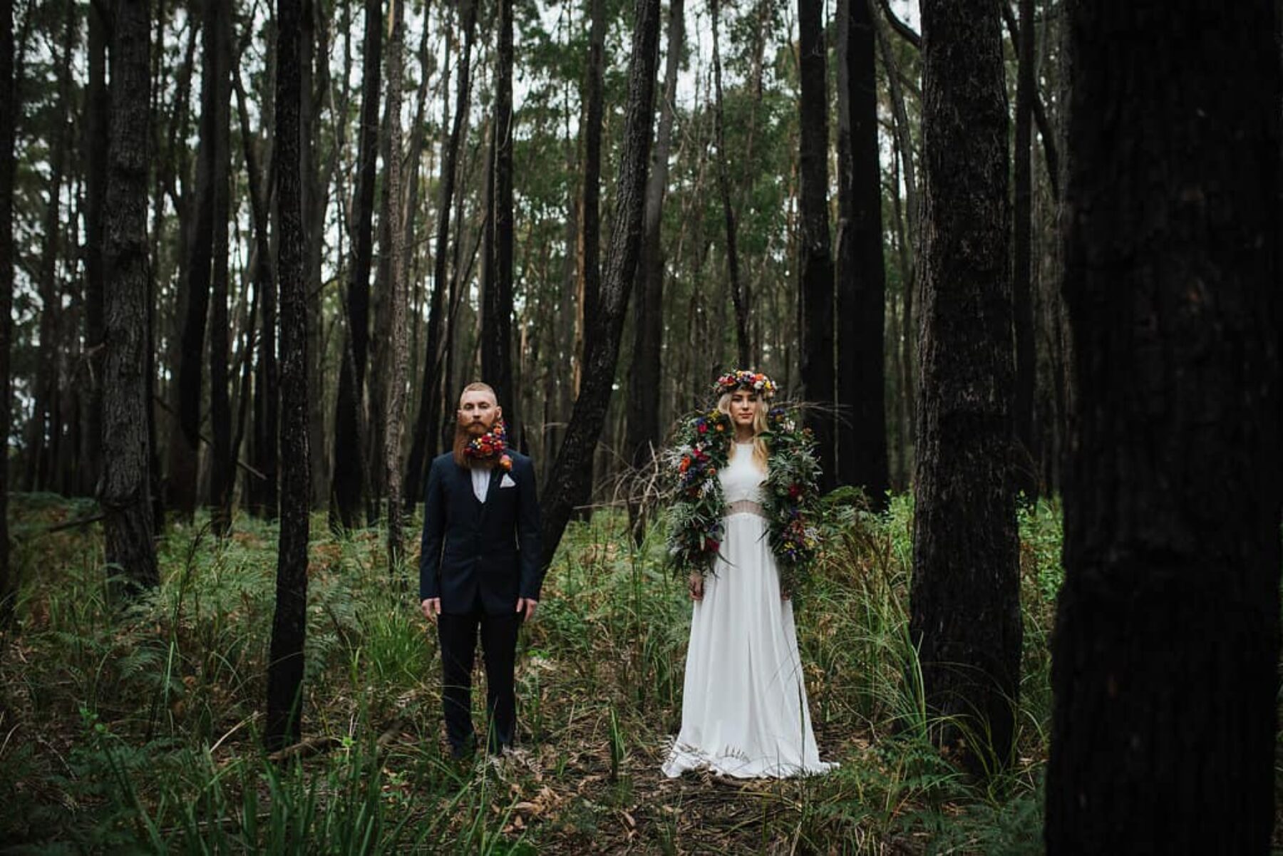 Bright floral shoot in a Black Forest