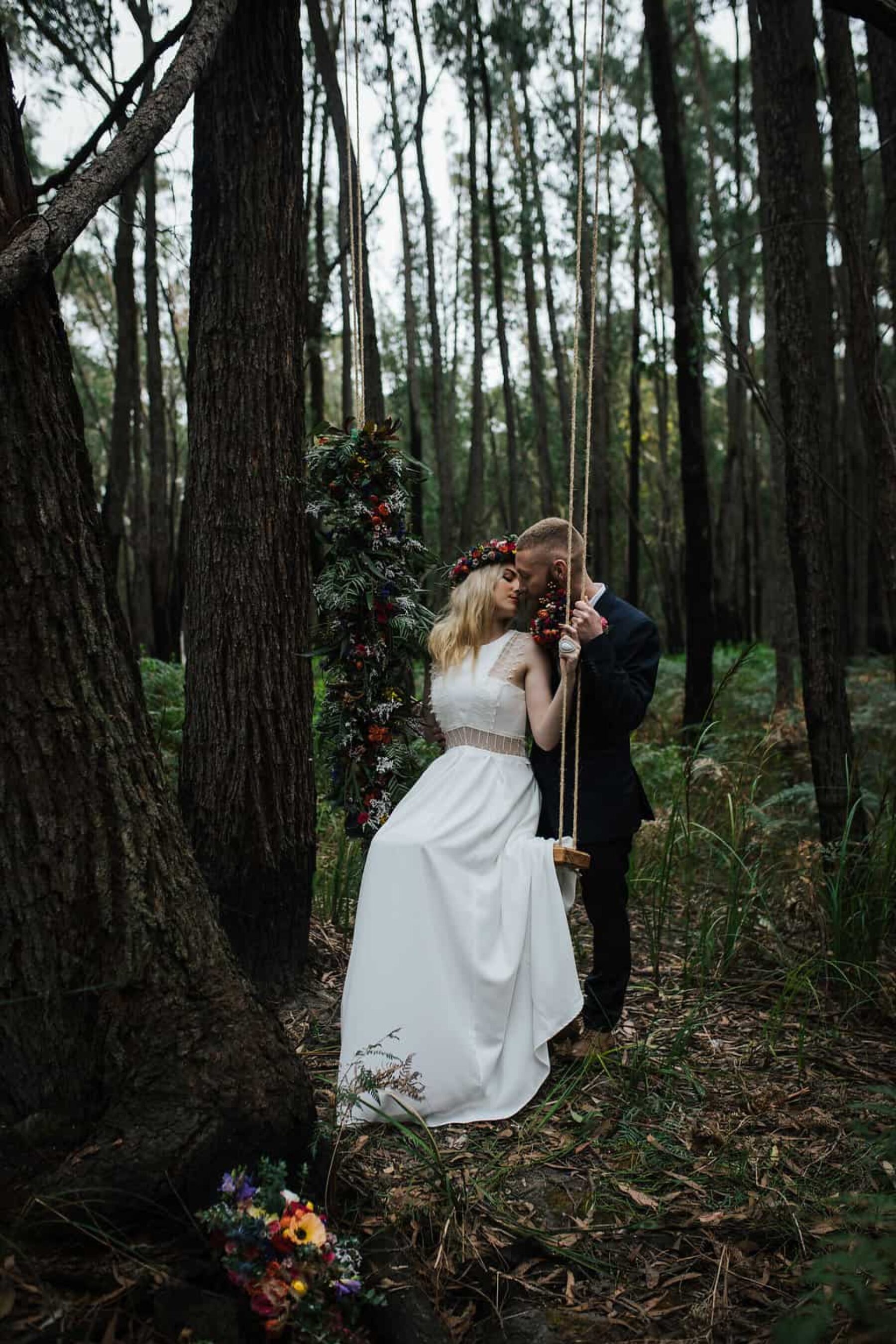 Bright floral shoot in a Black Forest