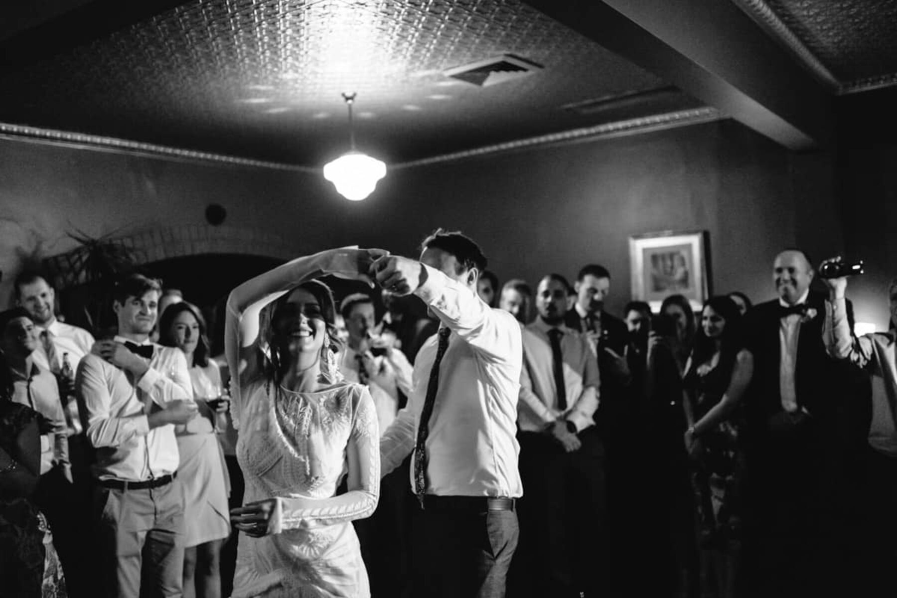 trendy Surry Hills wedding at Porteno / Sydney wedding photographer Damien Milan