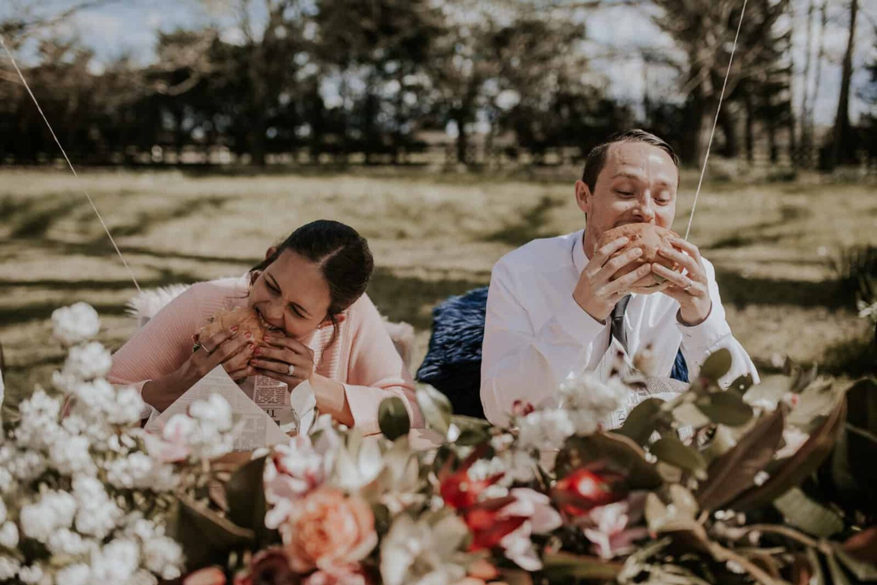 Auckland food truck wedding with TAG Burger