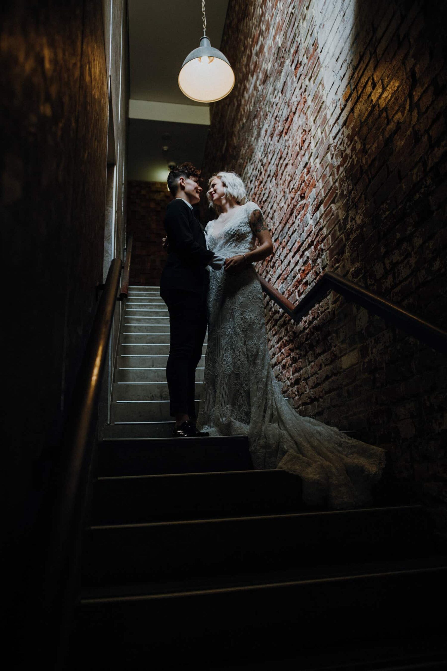 industrial wedding at The Flour Factory, Perth
