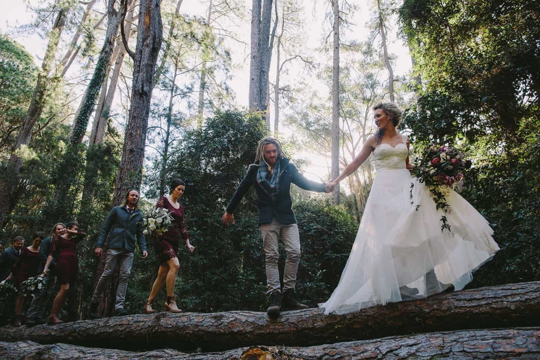 Adventure-filled Watagans forest wedding NSW
