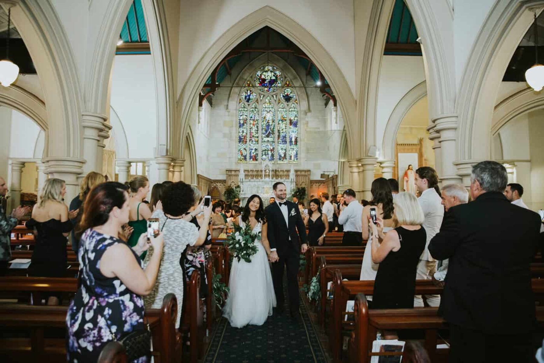 Sydney church wedding at Our Lady of the Sacred Heart, Randwick