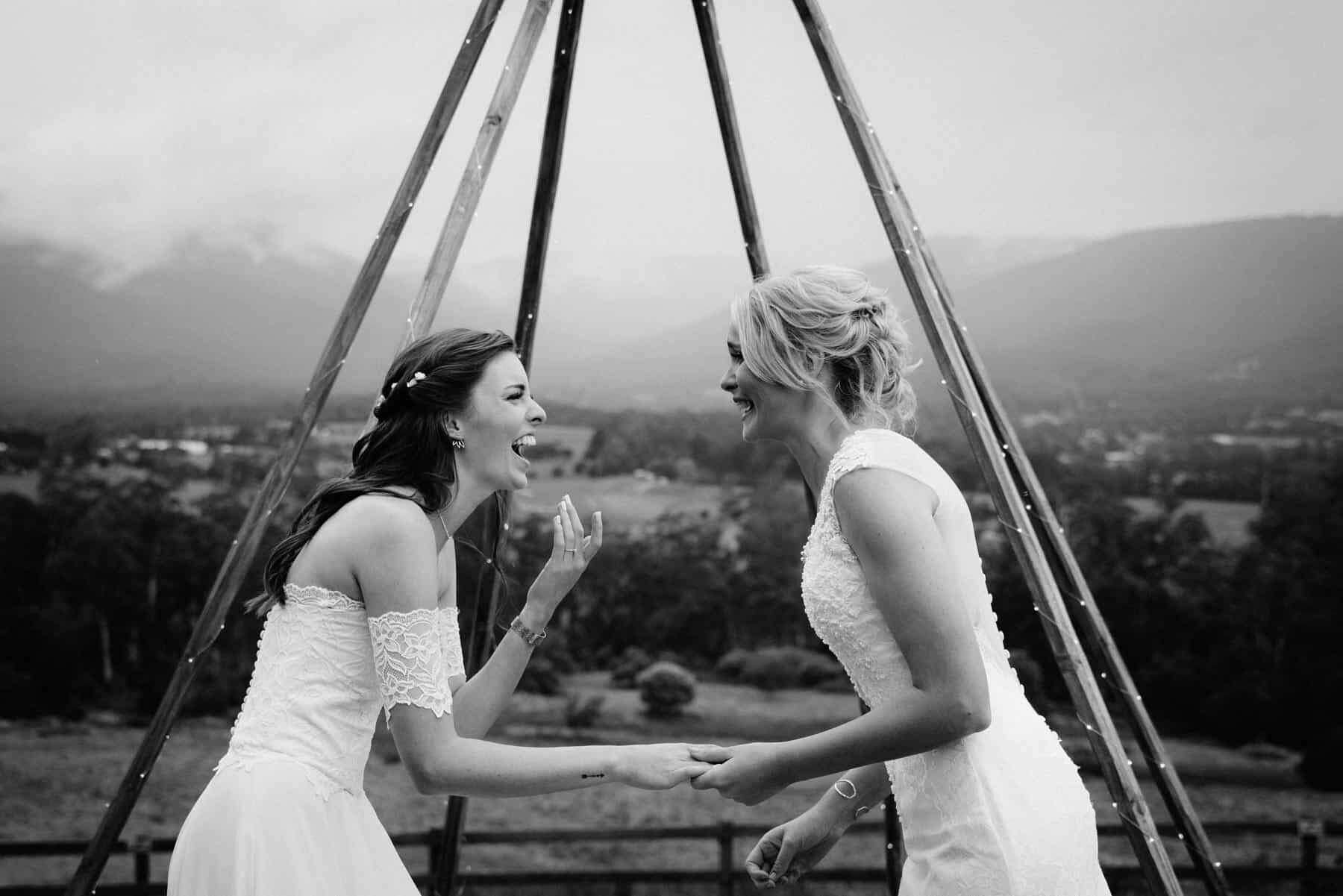 same sex Yarra Valley wedding - photography by Enchanted Weddings