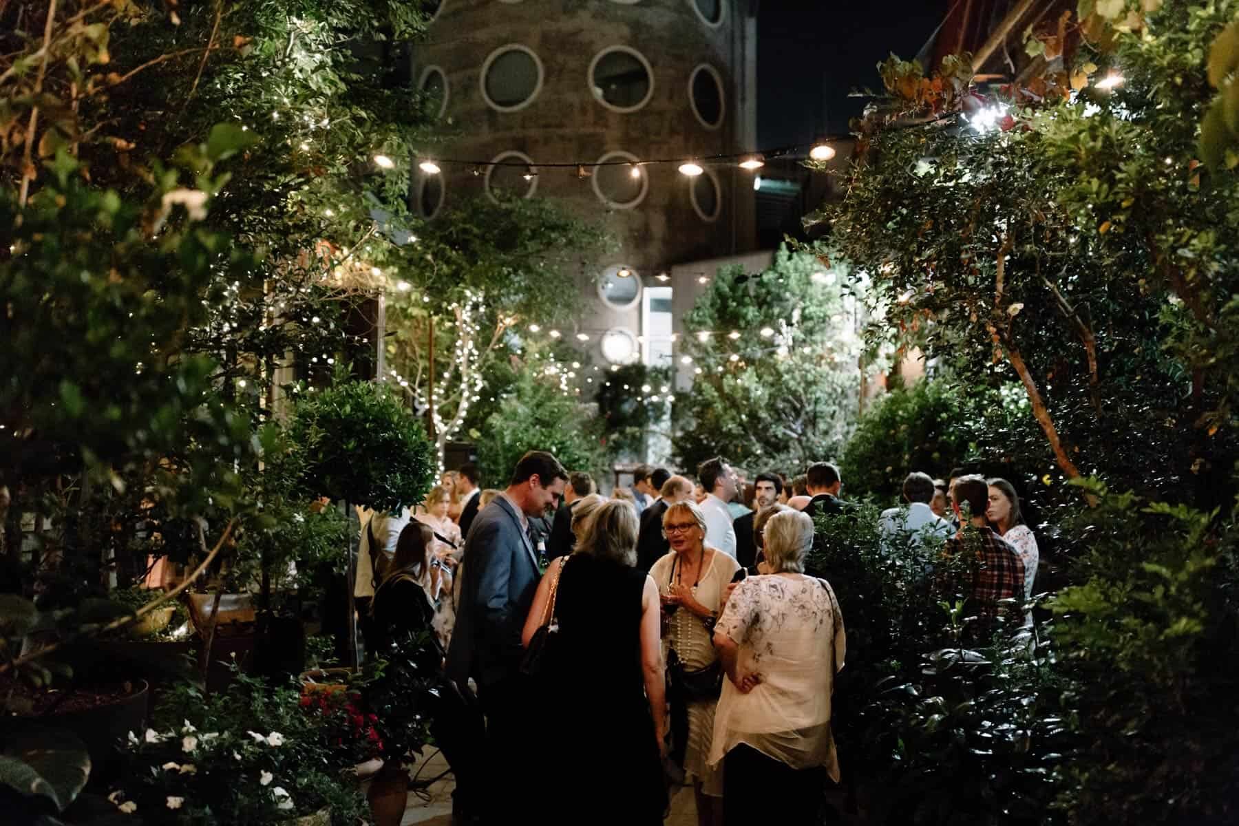 Surprise twilight wedding at The Grounds of Alexandria, Sydney / Photography by Matt Godkin