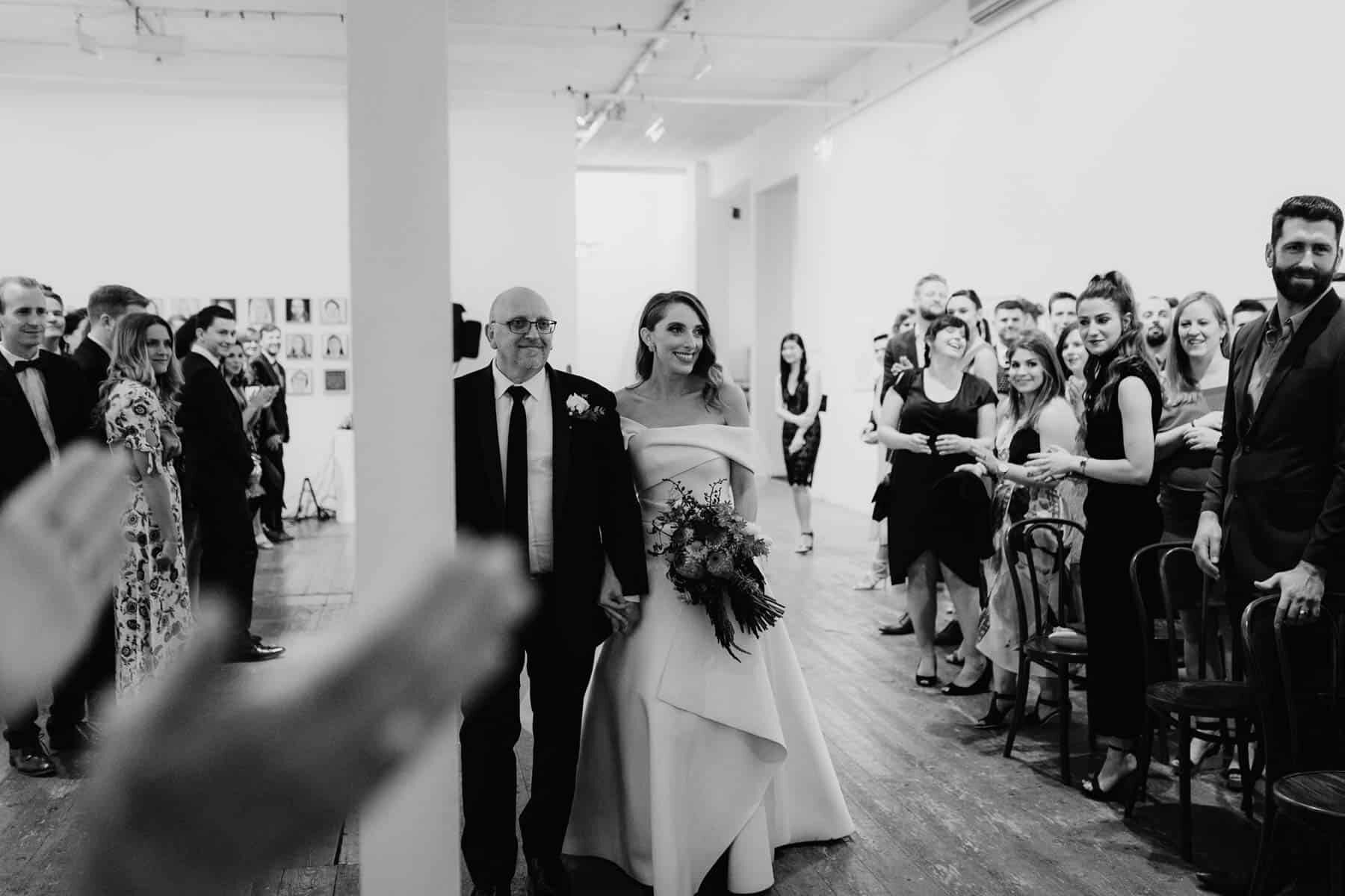 Melbourne gallery wedding at Fortyfive Downstairs / Long Way Home Photography
