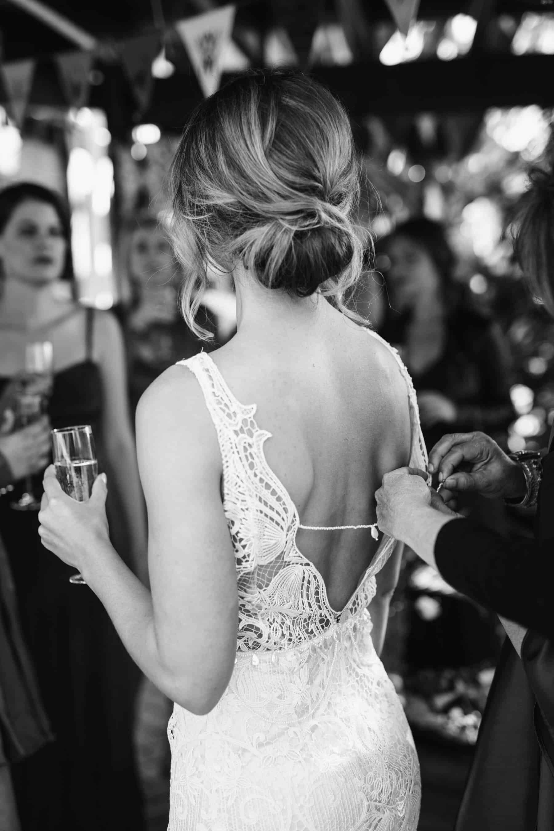 art deco lace wedding dress