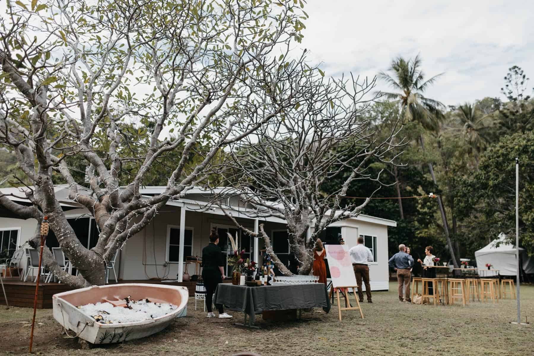 tropical backyard wedding on Magnetic Island QLD