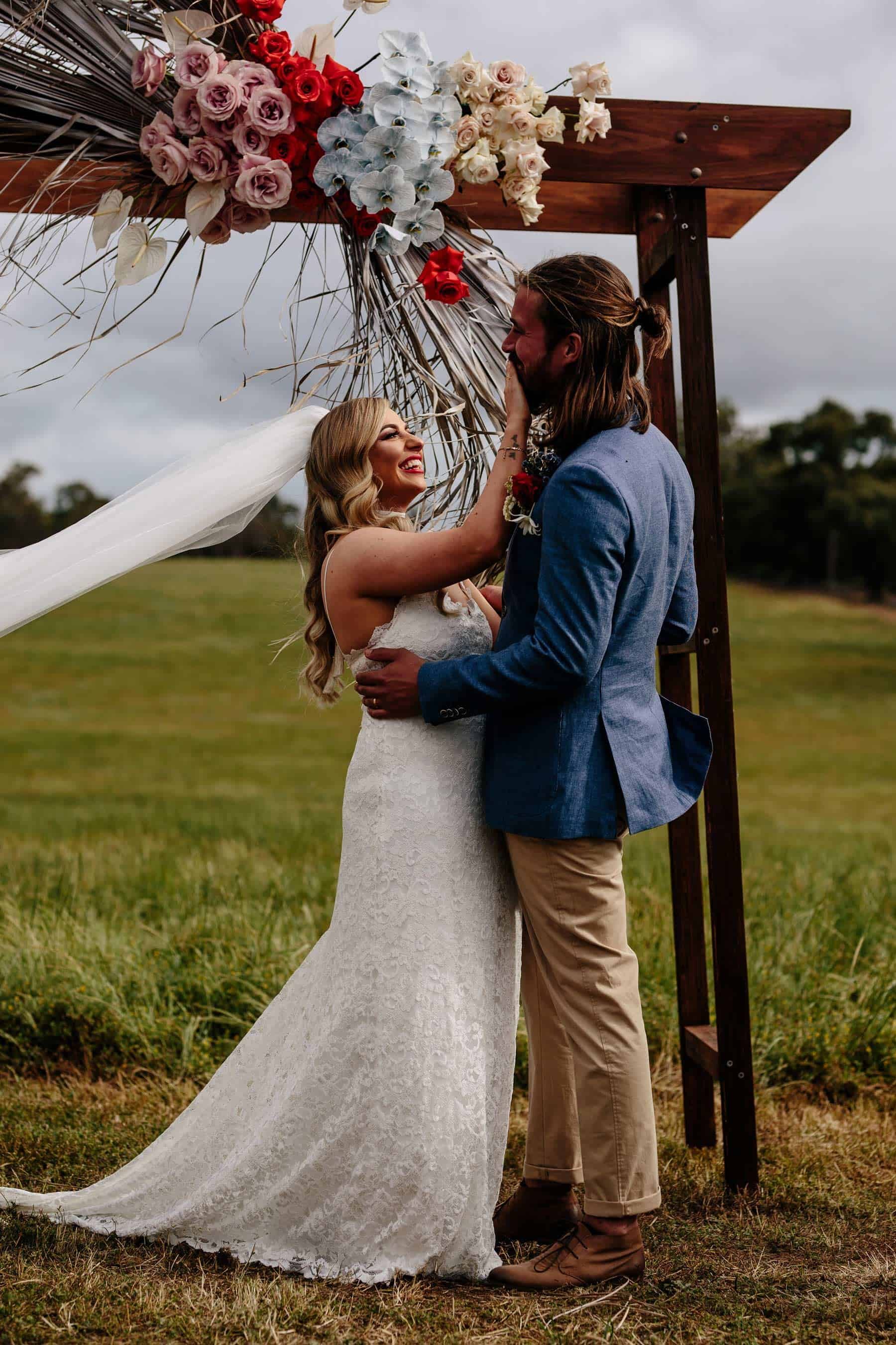 modern farm wedding Western Australia
