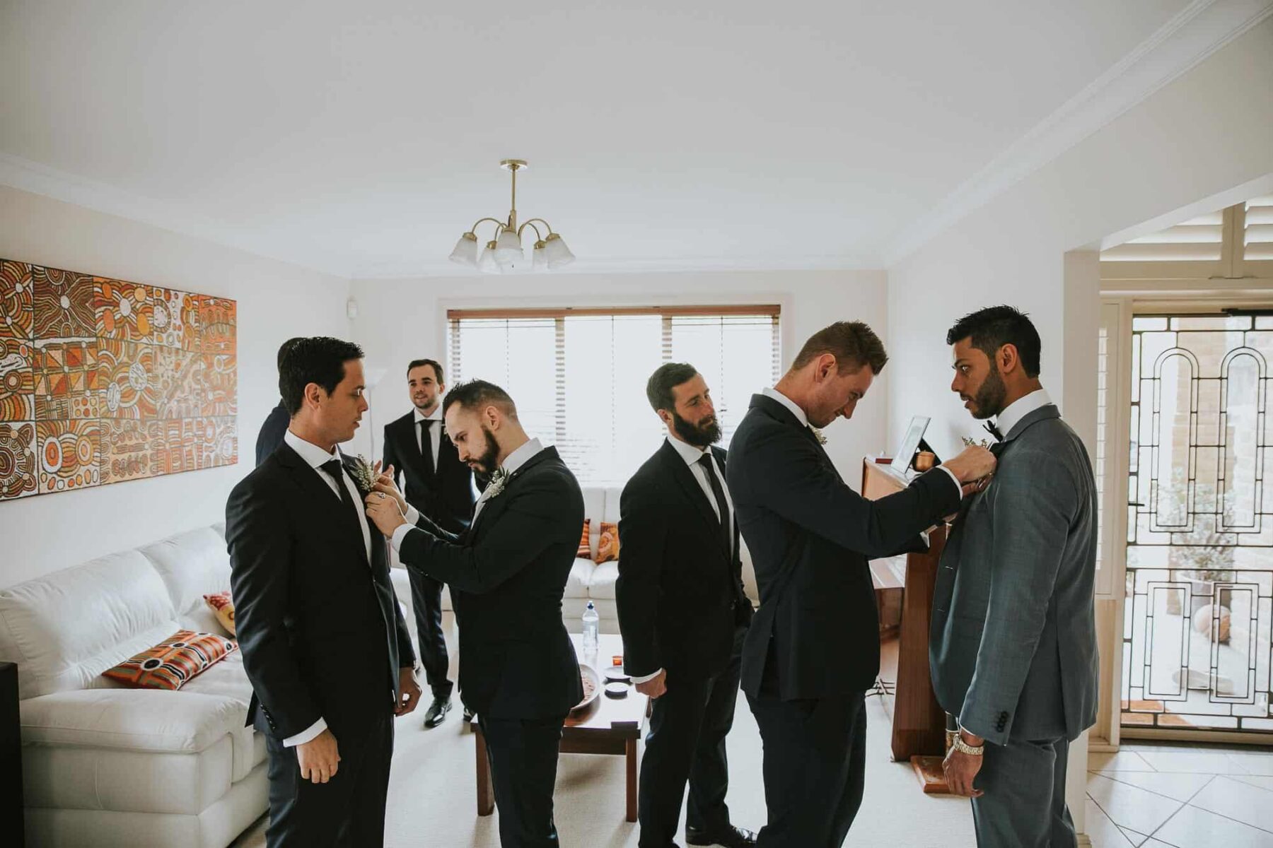 classic groom and groomsmen