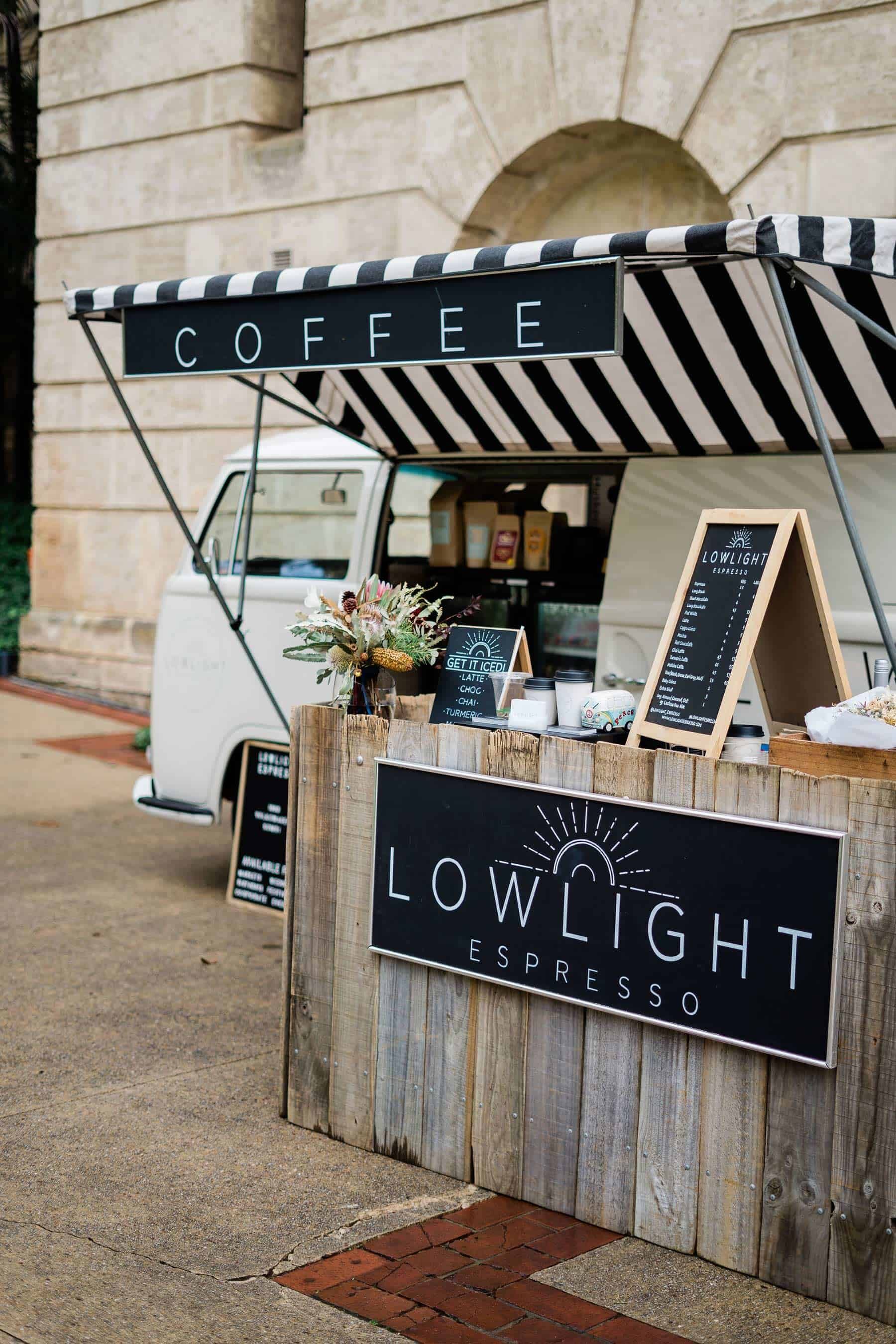 Perth mobile coffee van Lowlight Espresso
