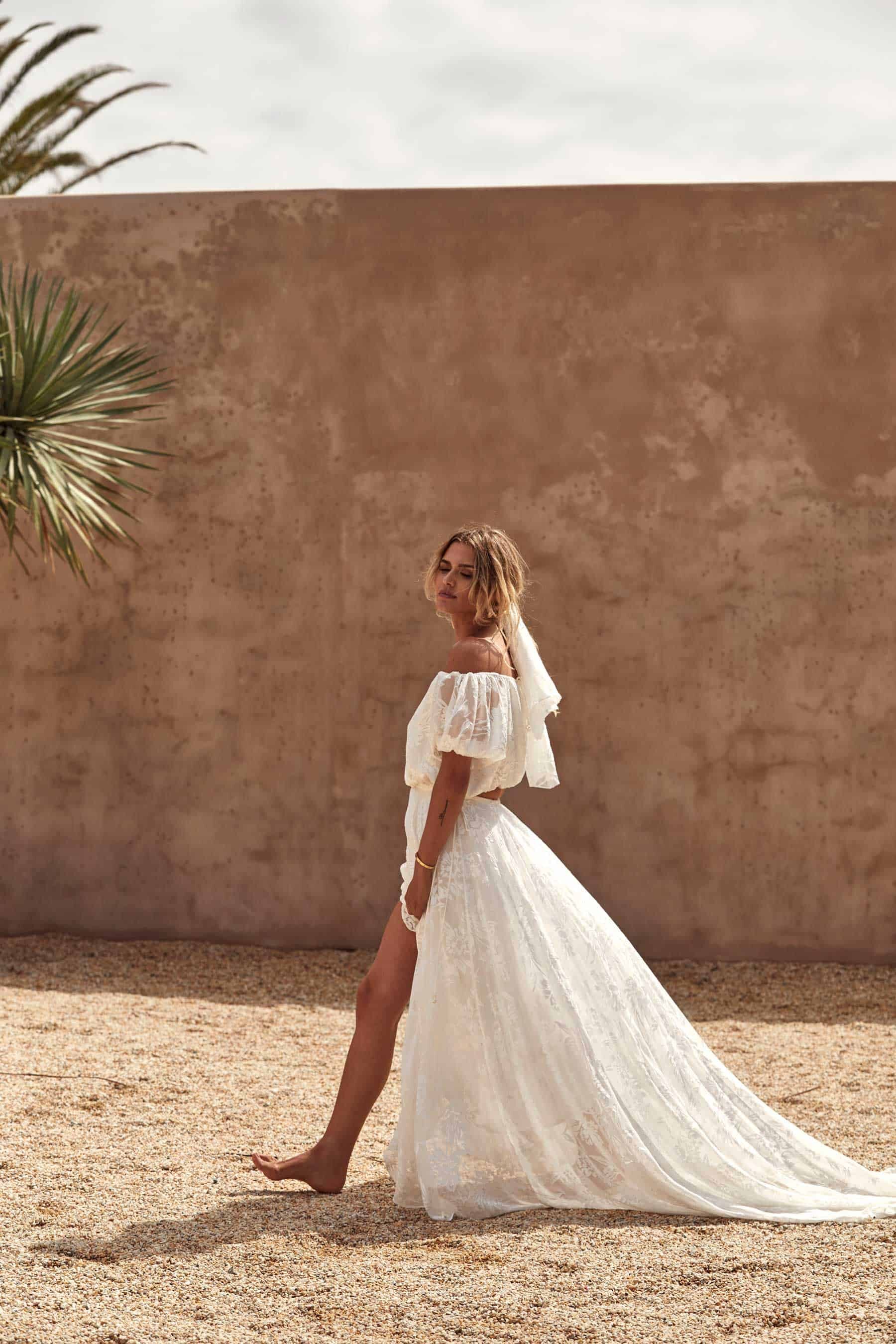 Loyola gown - off-shoulder wedding dress by Grace loves Lace