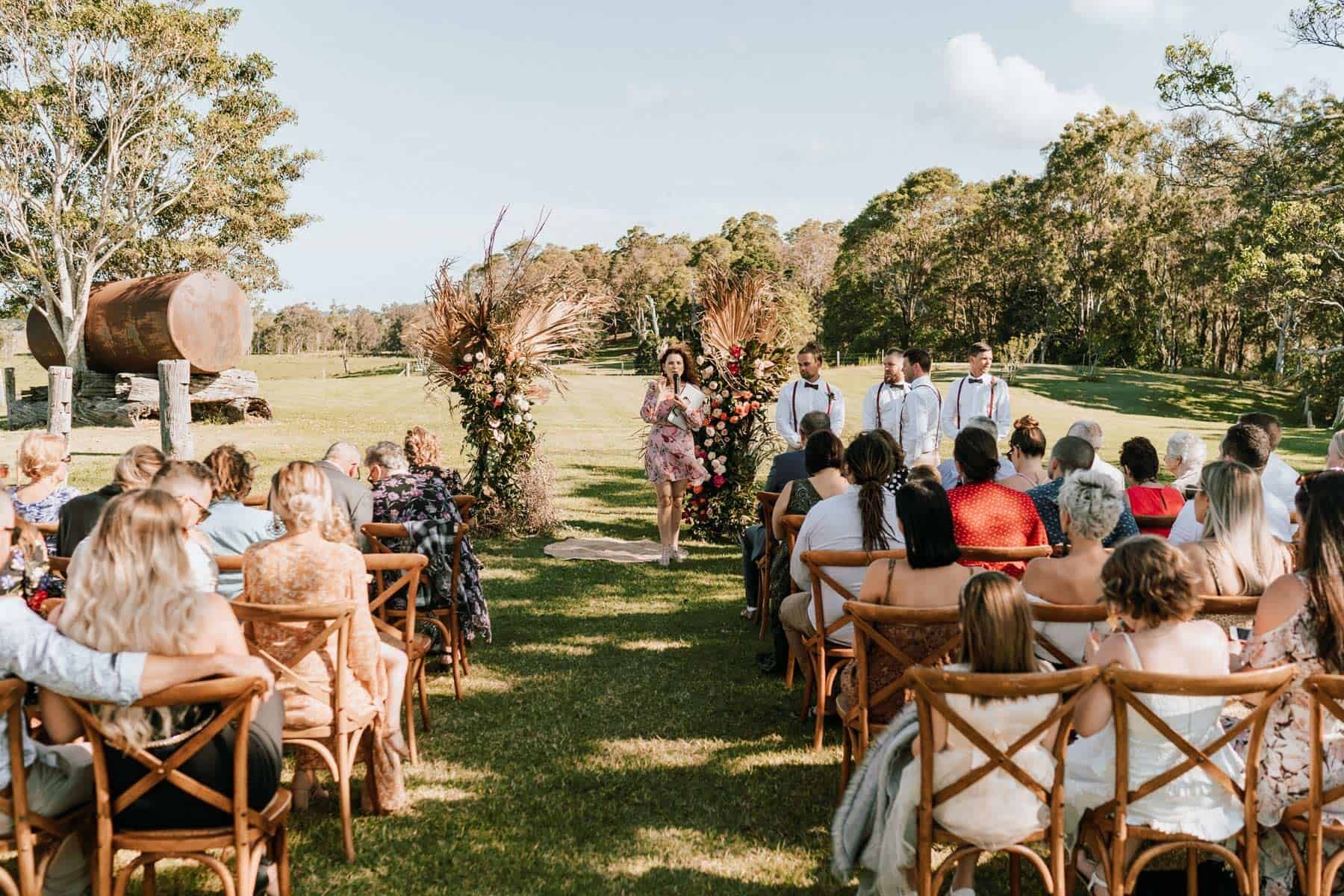 modern-meets-boho barn wedding at Yandina Station, Sunshine Coast