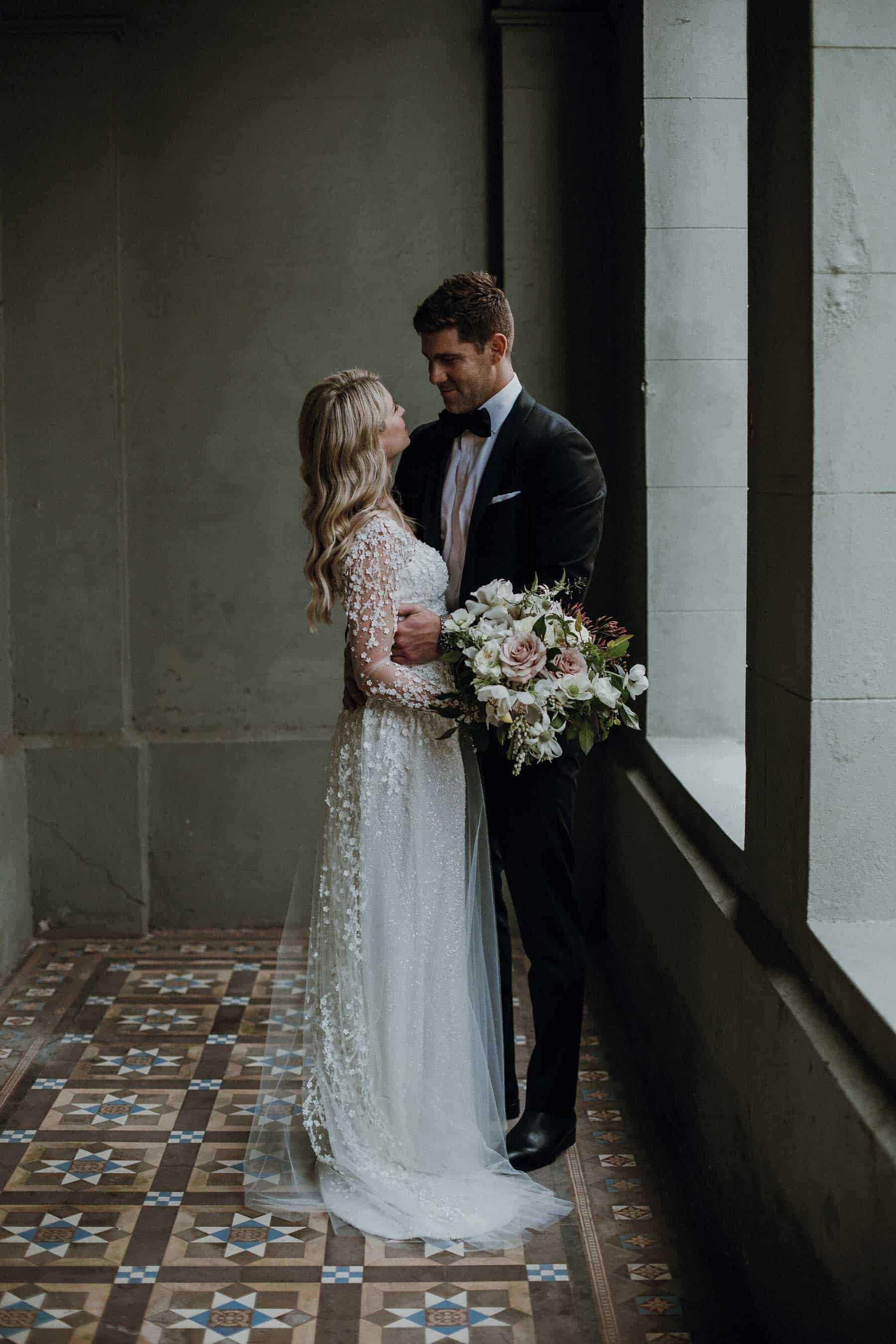 moody and romantic Fremantle wedding - photography by Peggy Saas