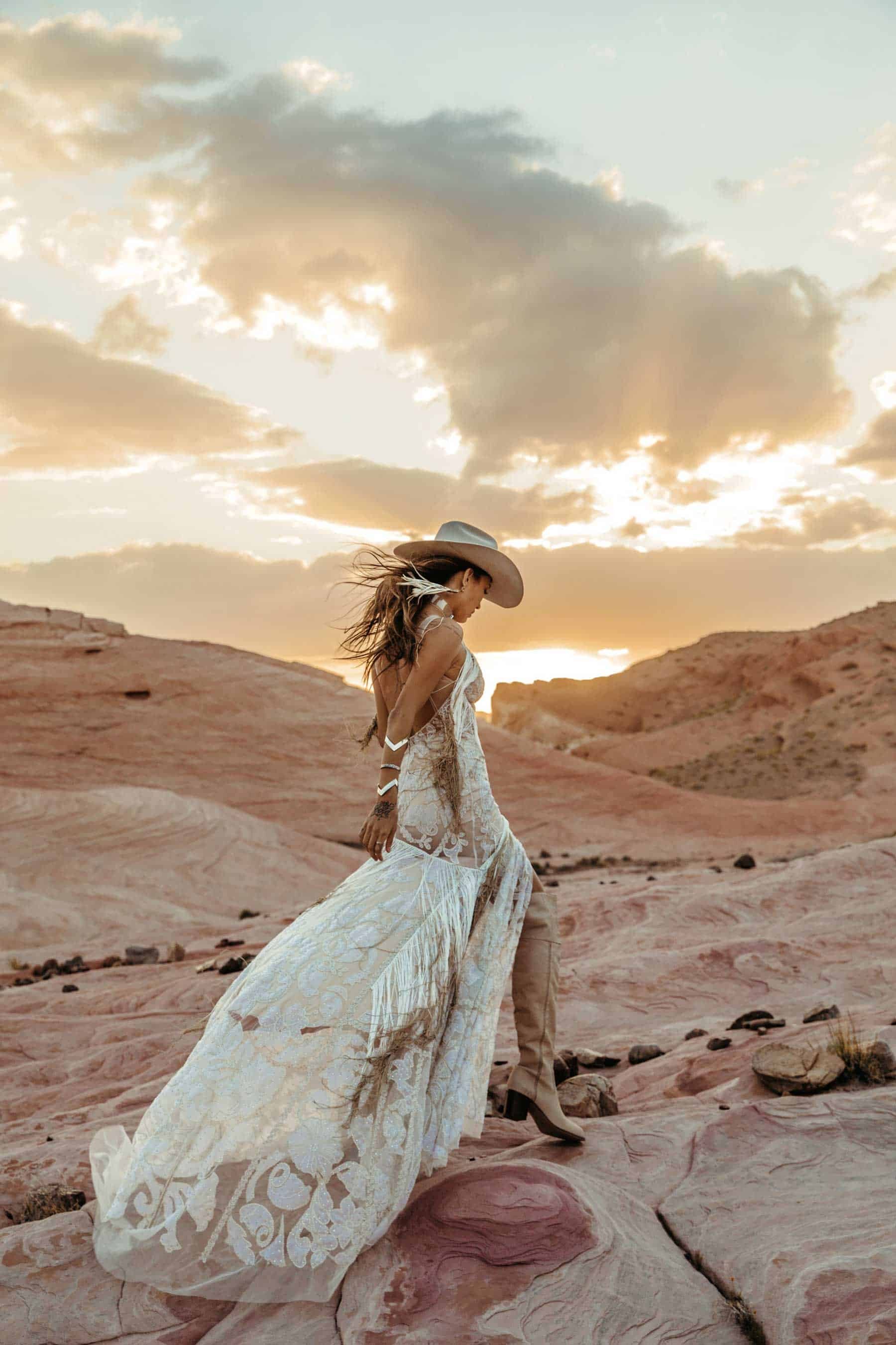Moonrise Canyon – the Wild New Collection from Rue de Seine Bridal