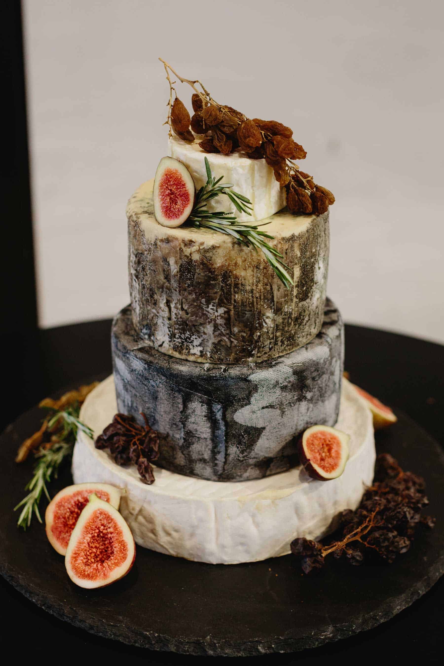 cheese wheel wedding cake