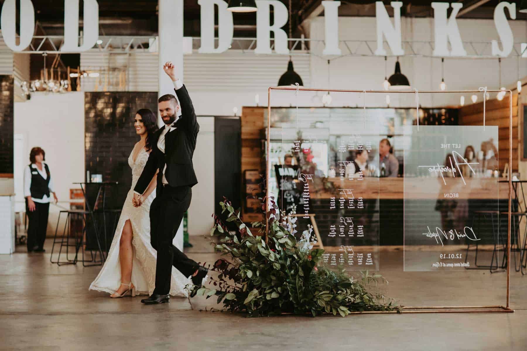 modern Perth wedding at The Old Pickle Factory