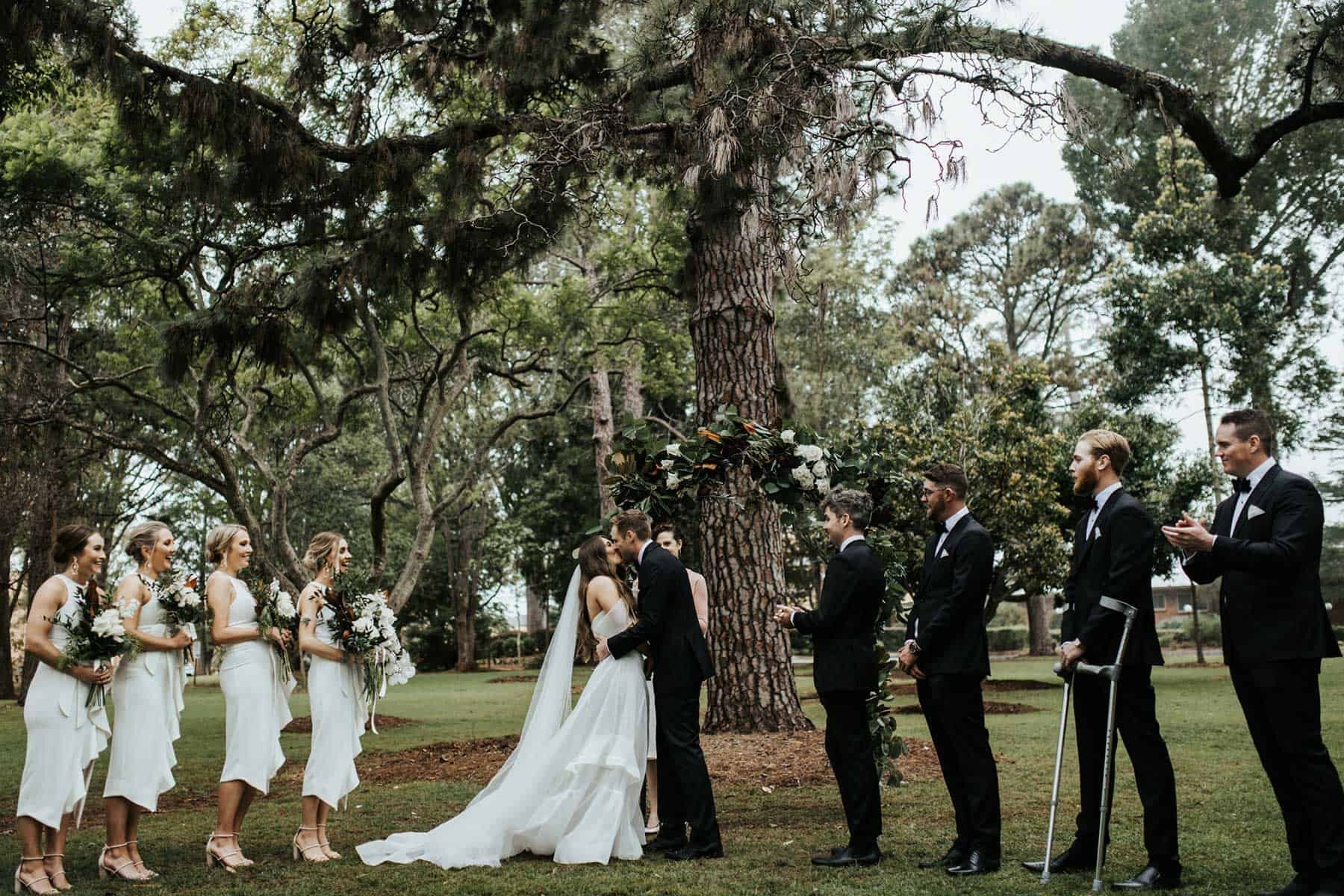 Classic DIY wedding at Downlands College, Toowoomba