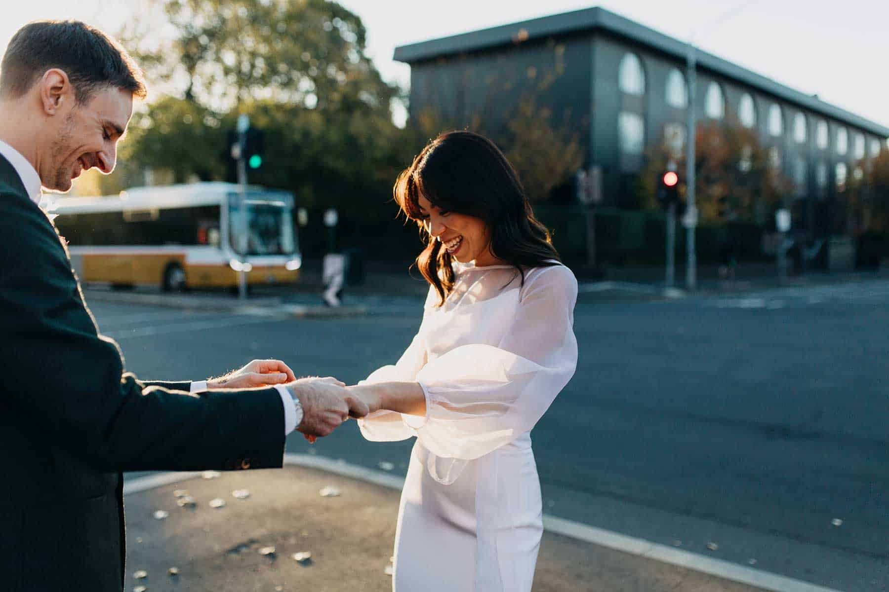 modern Melbourne wedding photographer Kyra Boyer