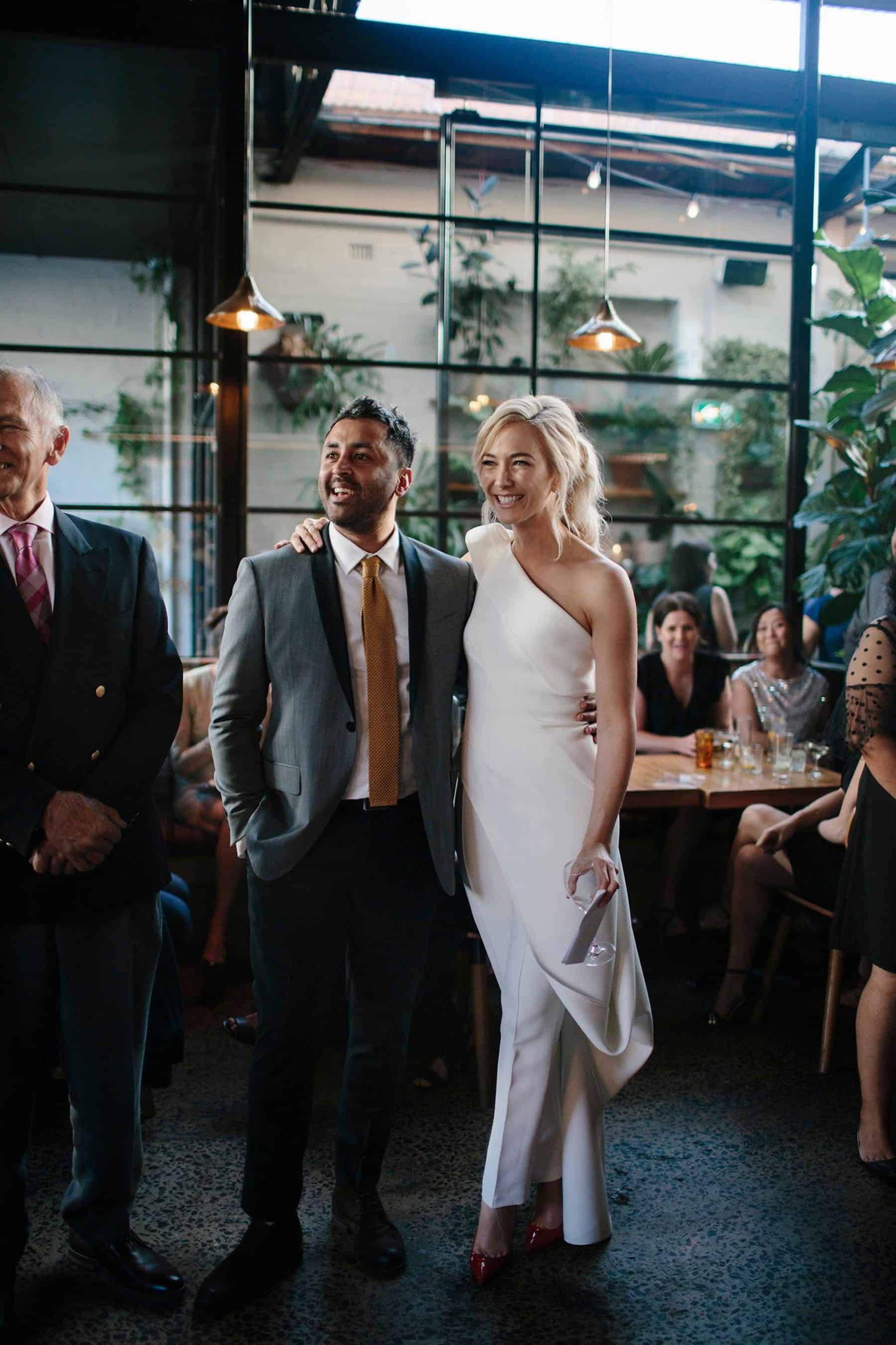 Best bridal styles of 2019 - modern wedding jumpsuit