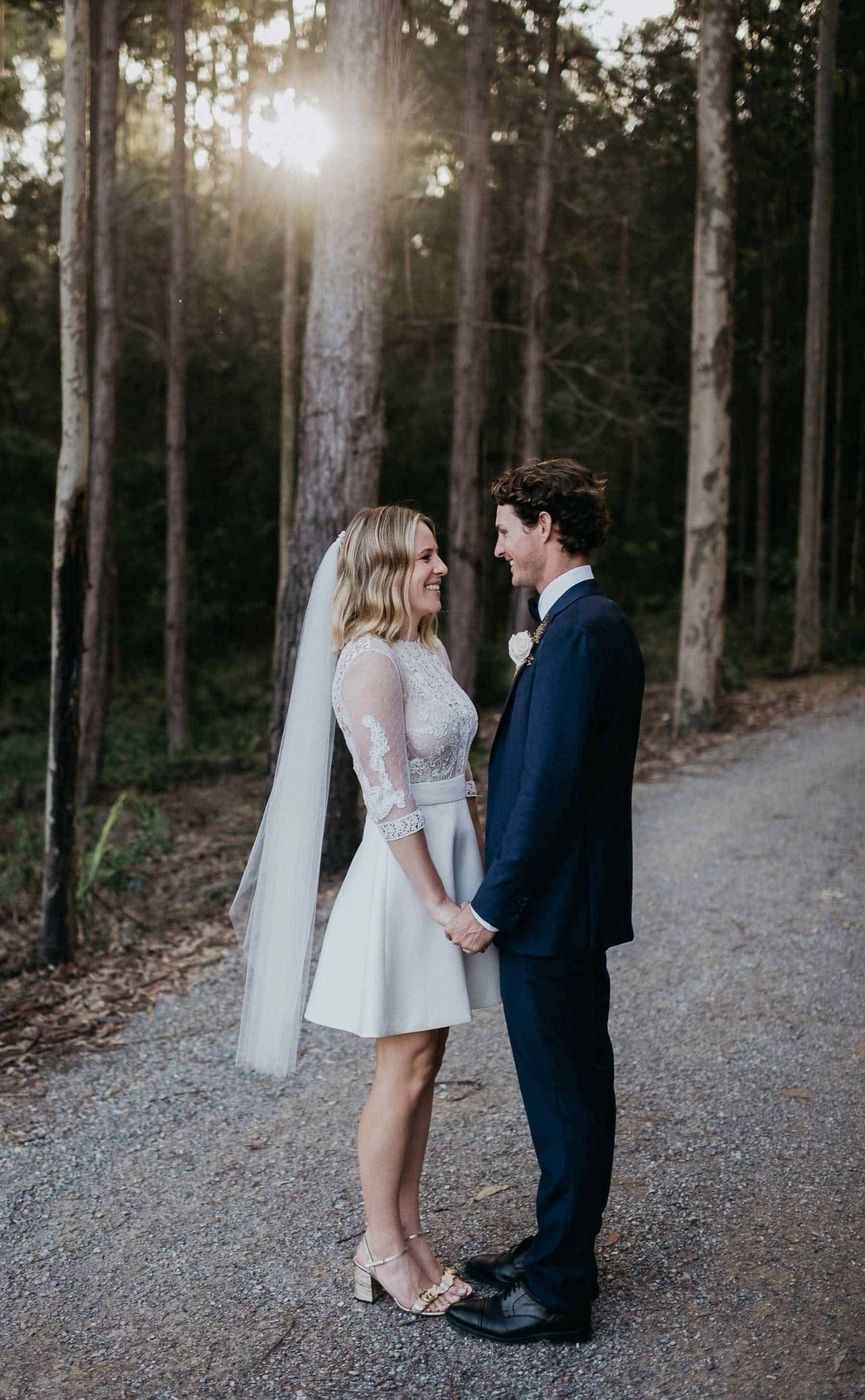Best wedding dresses of 2019 - simple long sleeve short wedding dress
