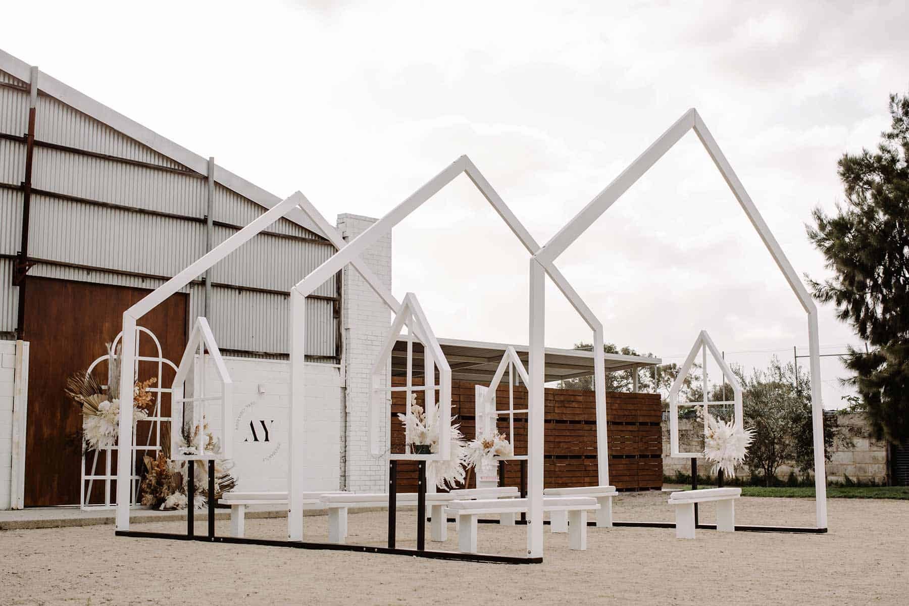 outdoor chapel frame