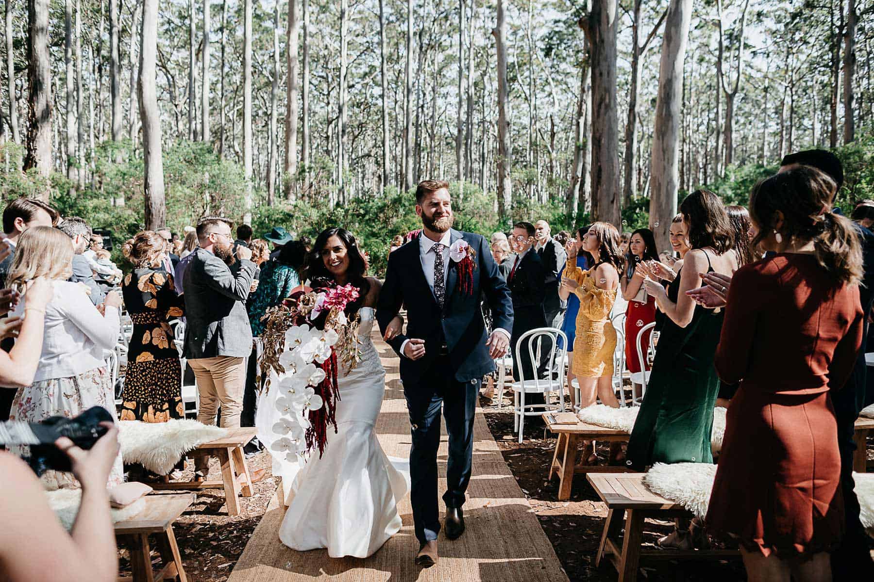 vibrant, bloom-filled Margaret River wedding