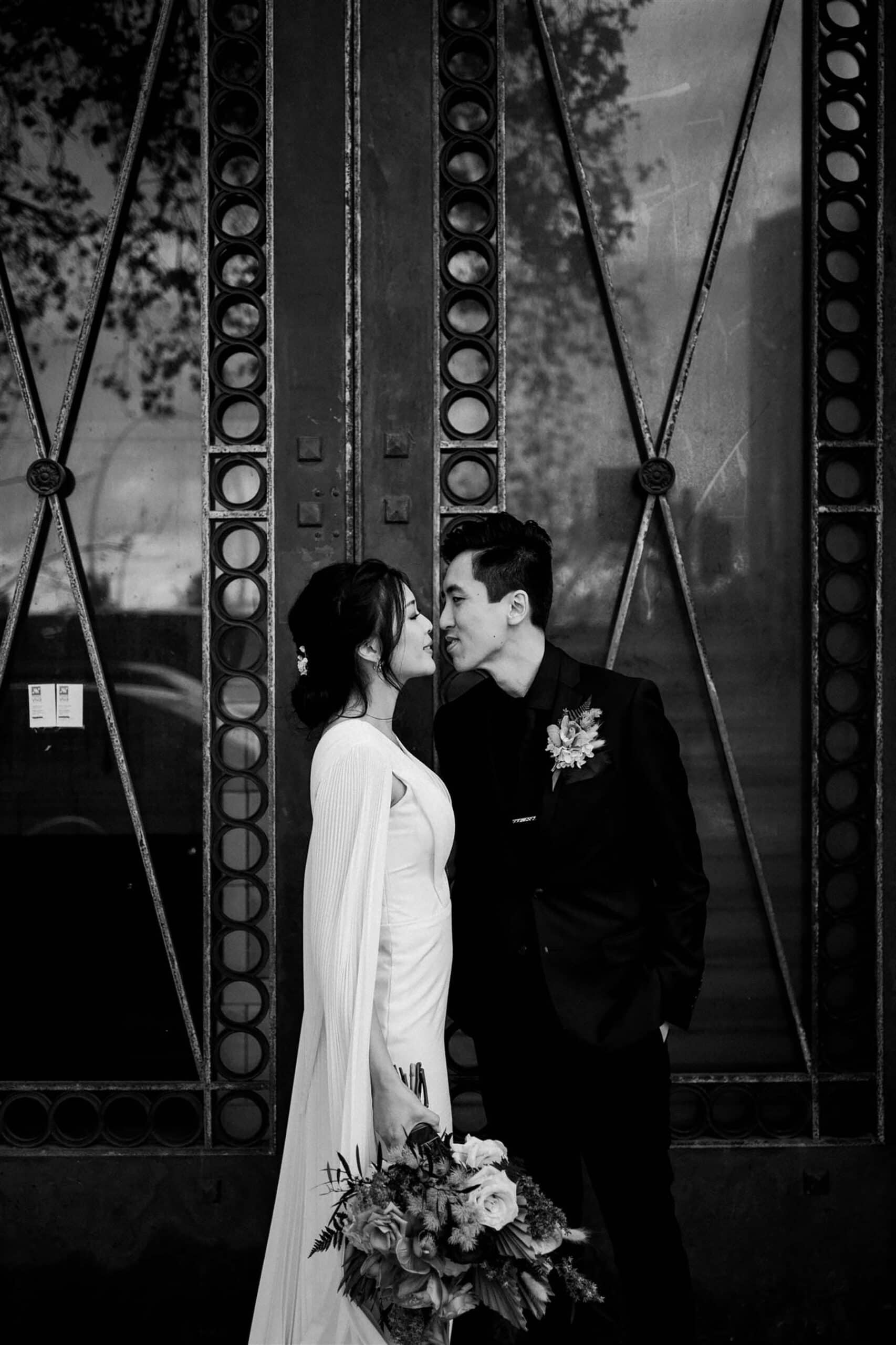 Art Deco Bride and groom