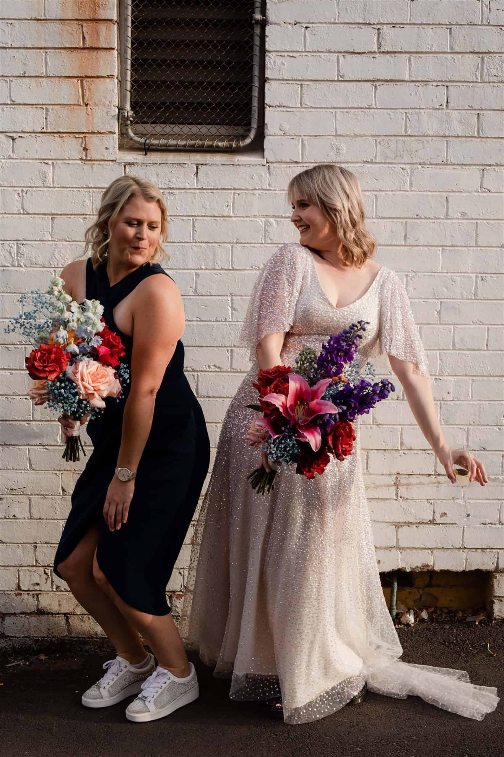 The Bride and Maid of Honour