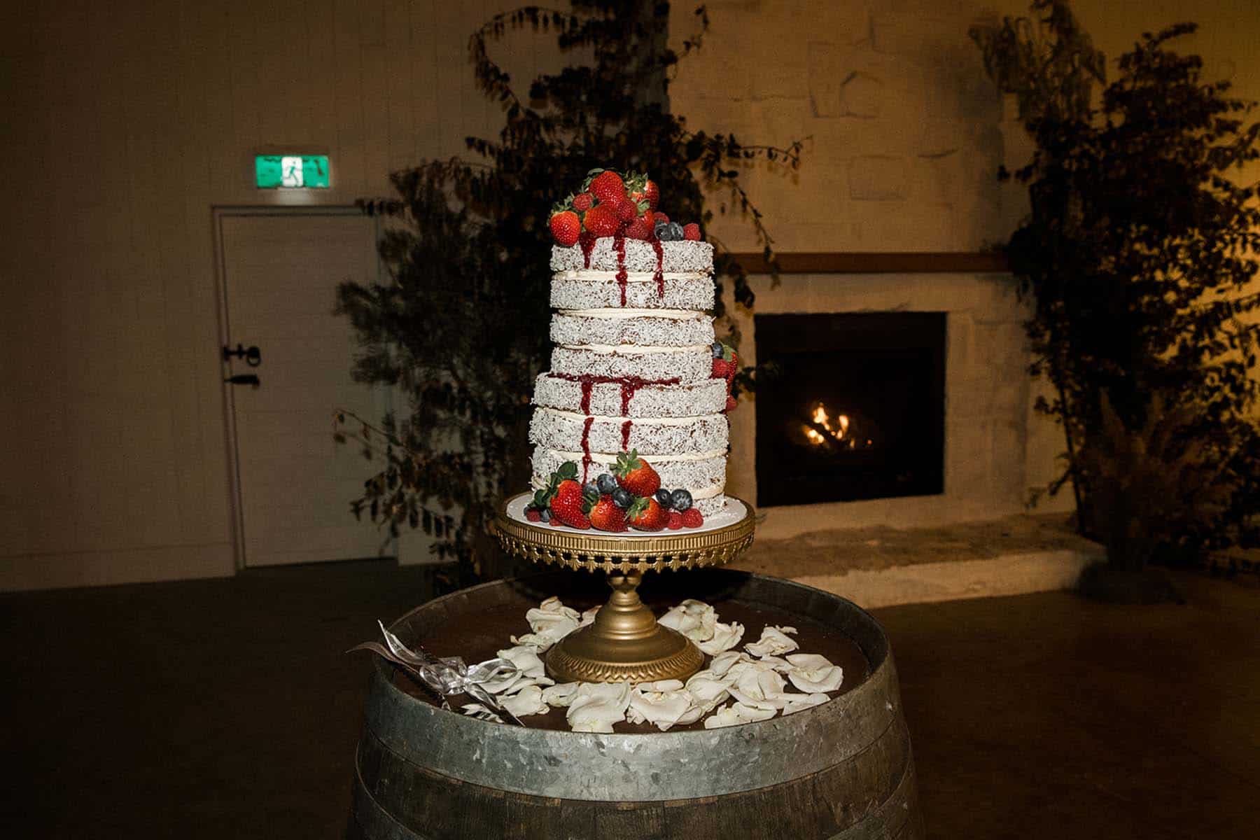 Lamington Wedding Cake