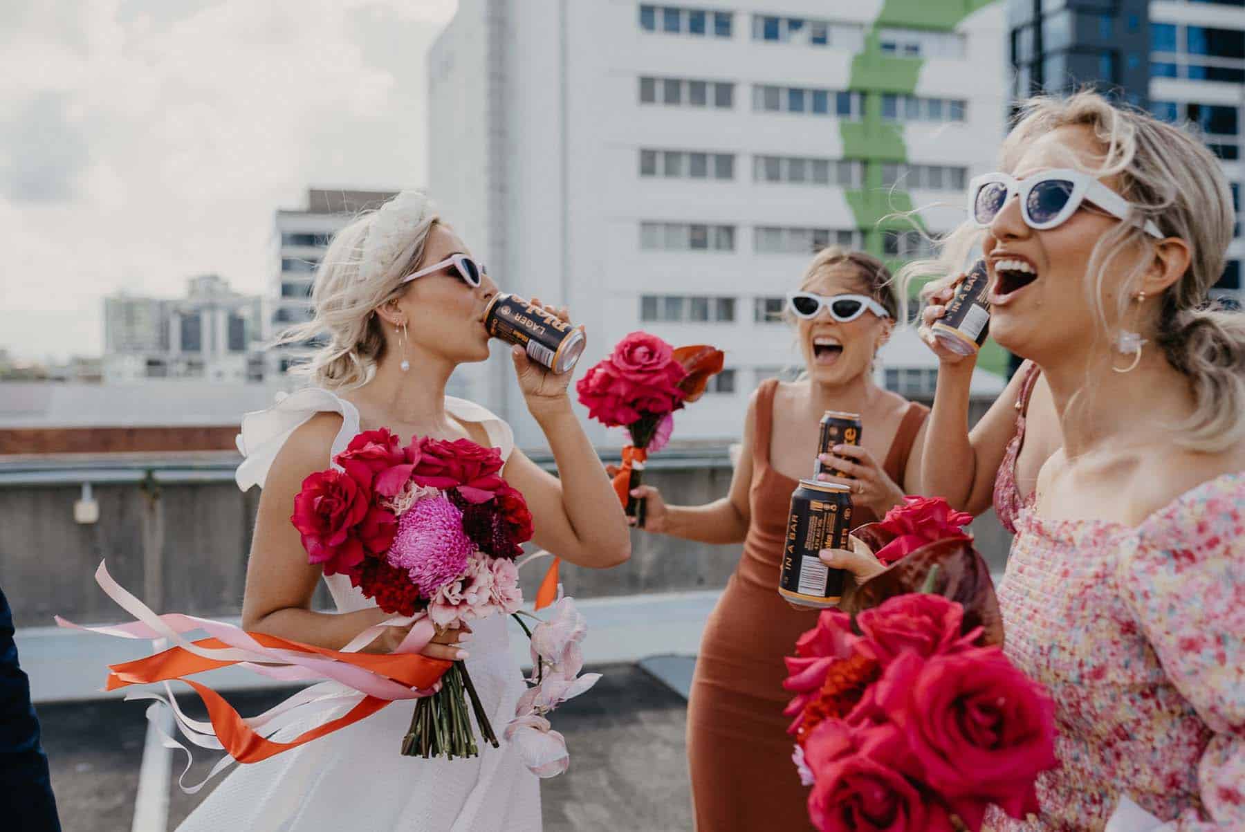 Bridal Party rooftop photos